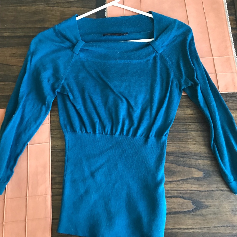 Dark turquoise sweater
